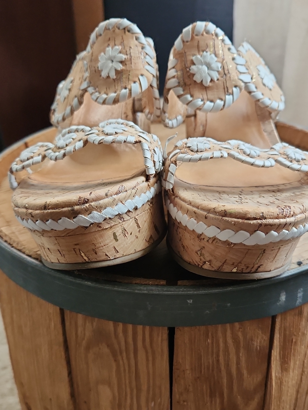 Jack Roger's Wedge Sandals Size 7M - Picture 7 of 12